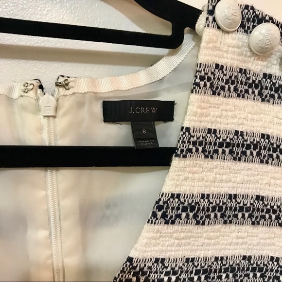 J Crew Striped Sheath Dress 👗 - Picture 3 of 4